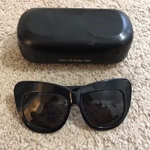 Black House if Harlow cat eye sunglasses.